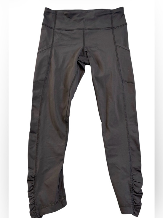 lululemon athletica Pants - lululemon athletica Black Ruched-Hem Leggings